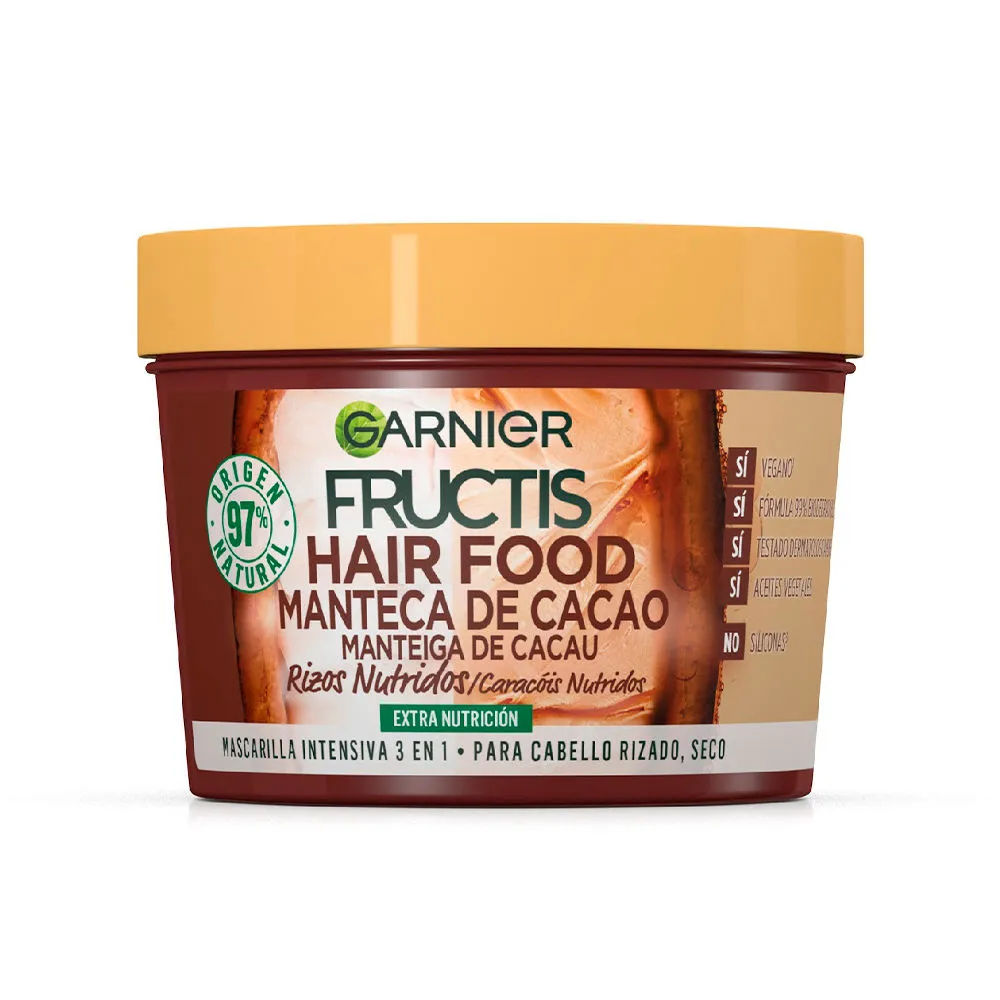 Какао масло маска для кудрей Fructis hair food