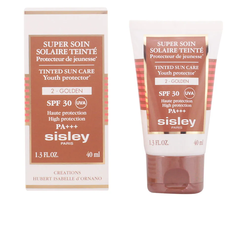 Солнцезащитный крем для лица Super soin solaire SPF30 #golden