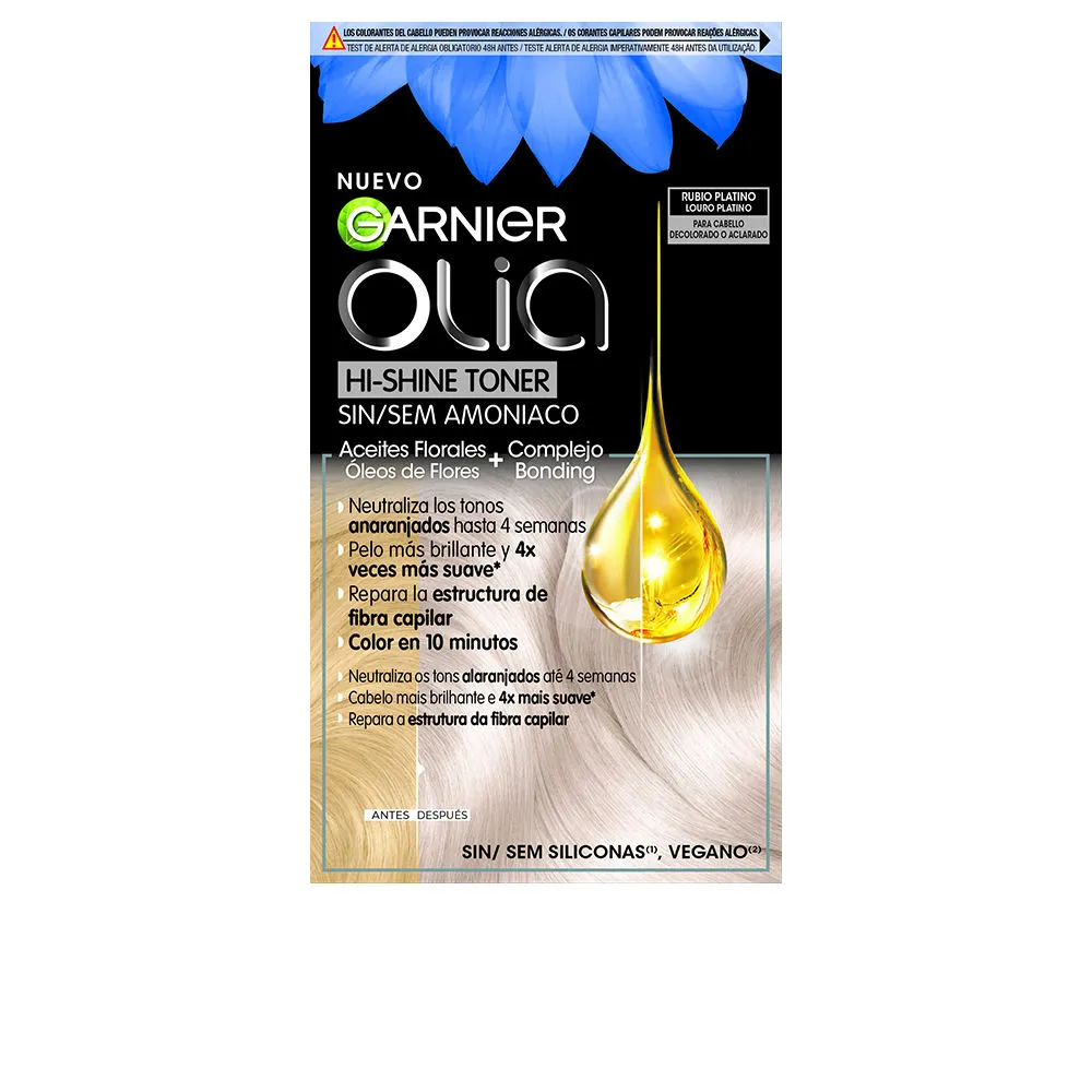 OLIA HI SHINE TONER полуперманентная краска нейтрализатор тонов #10.01 платиновый блонд 