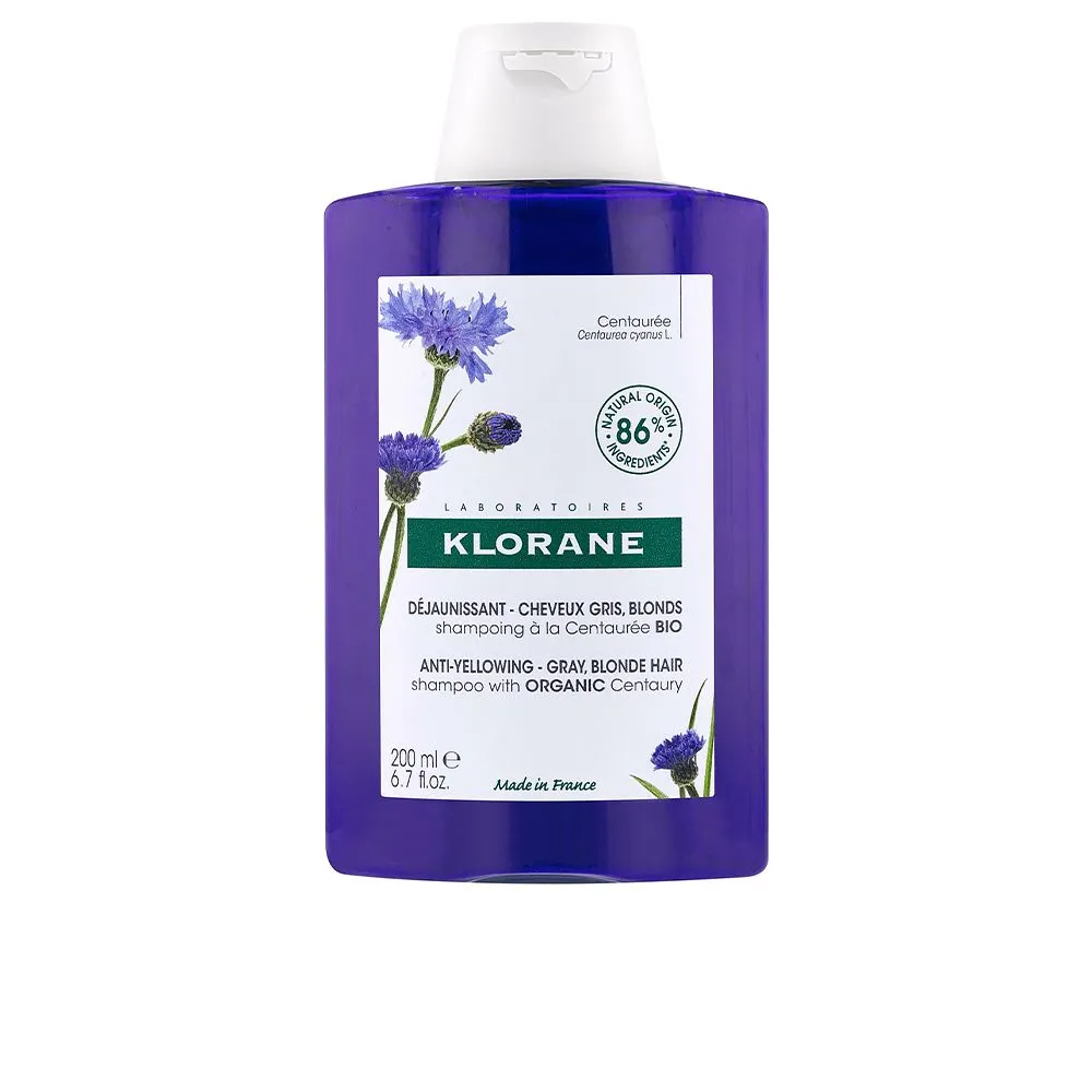 A LA CENTAUREA BIO  шампунь против желтизны для седых и светлых волос 200 мл