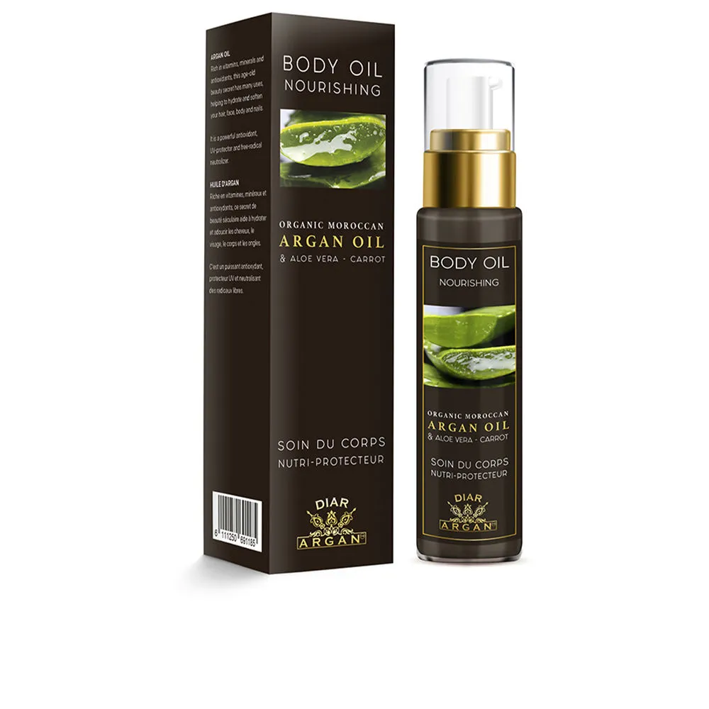 ACEITE CORPORAL NUTRITIVO de argán con aloe vera y zanahoria 50 ml