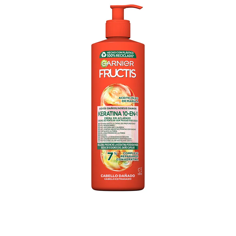 Несмываемый крем 10 в 1 Fructis keratina 10-en-1
