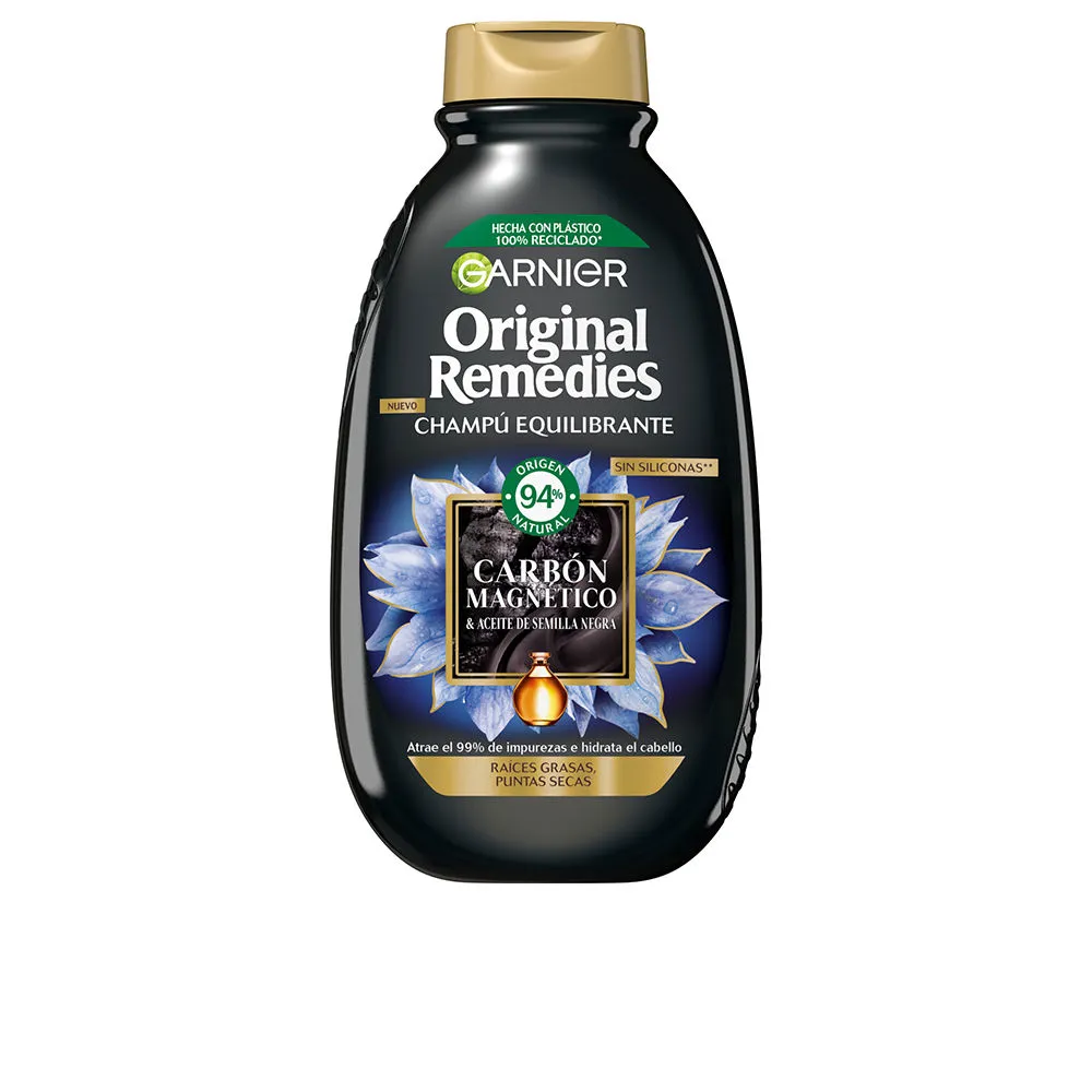 ORIGINAL REMEDIES шампунь с магнитным углем 