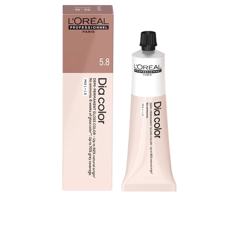 DIA COLOR Деми-перманентный краситель-блеск без аммиака #4.62 60 ml