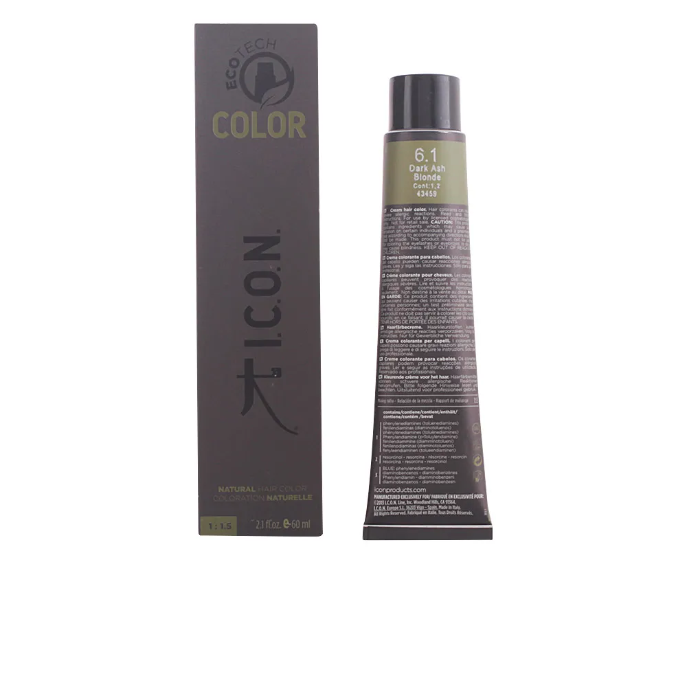 ECOTECH COLOR краска для волос #6.1 dark ash blonde