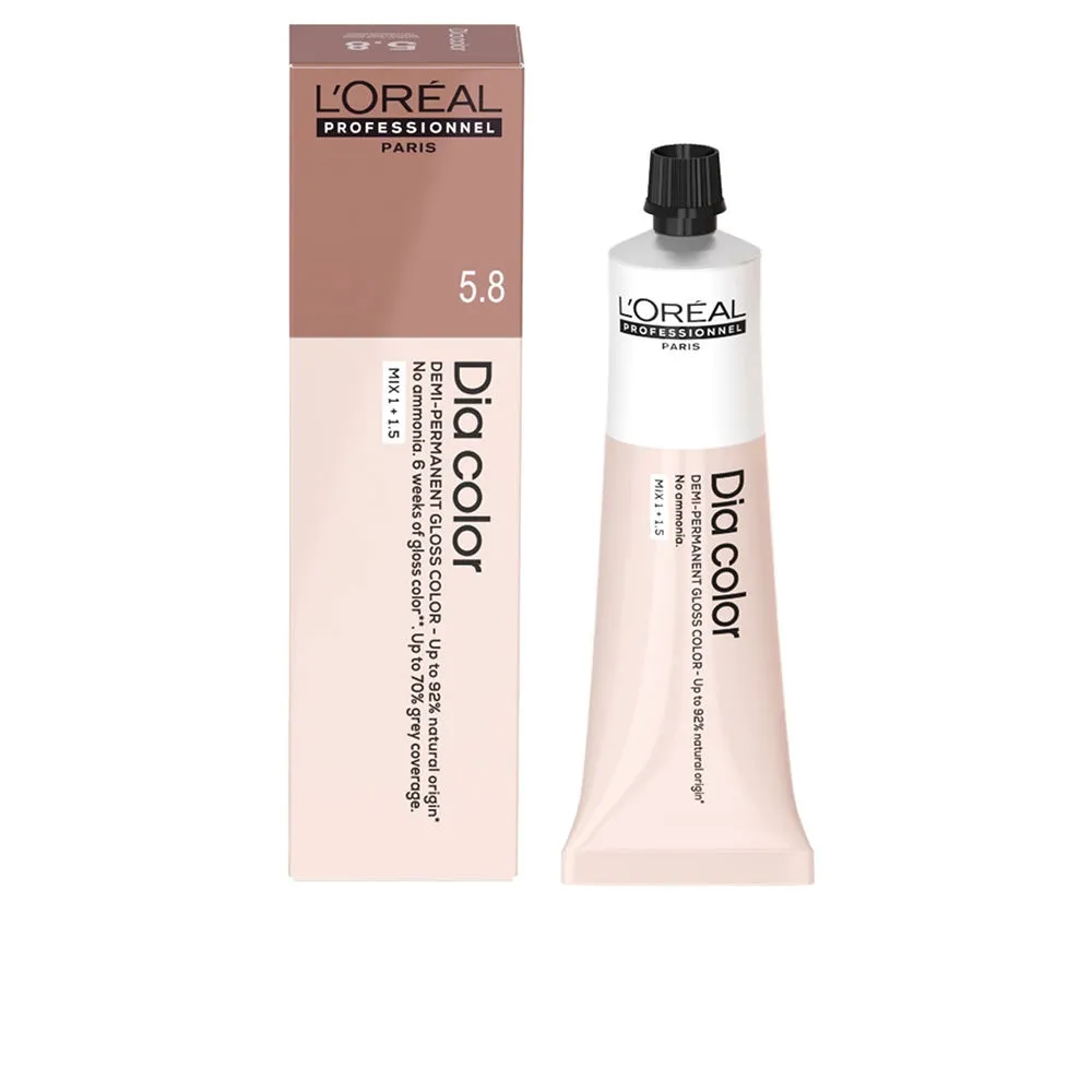 DIA COLOR  Деми-перманентный краситель-блеск без аммиака #5.4 60 ml