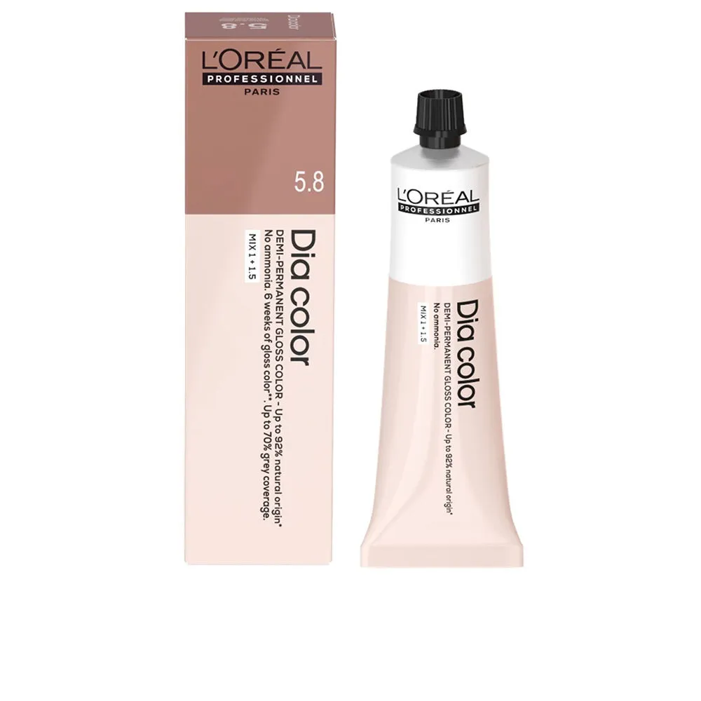 DIA COLOR  Деми-перманентный краситель-блеск без аммиака #7.8 60 ml