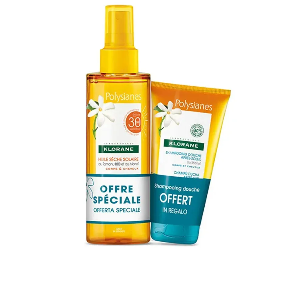 SPRAY SOLAR SPF30 POLYSIANES MONOÏ Y TAMANU BIO  упаковка 2 шт.