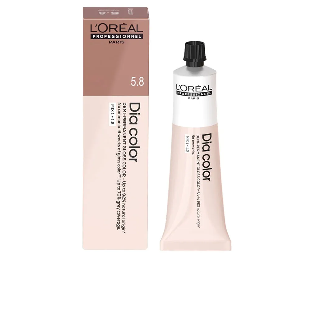 DIA COLOR  Деми-перманентный краситель-блеск без аммиака #8.1 60 ml
