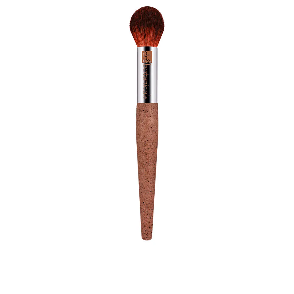HIGHLIGHTER BRUSH bionic synthetic hair recycled aluminium coffee & corn handle 1 u