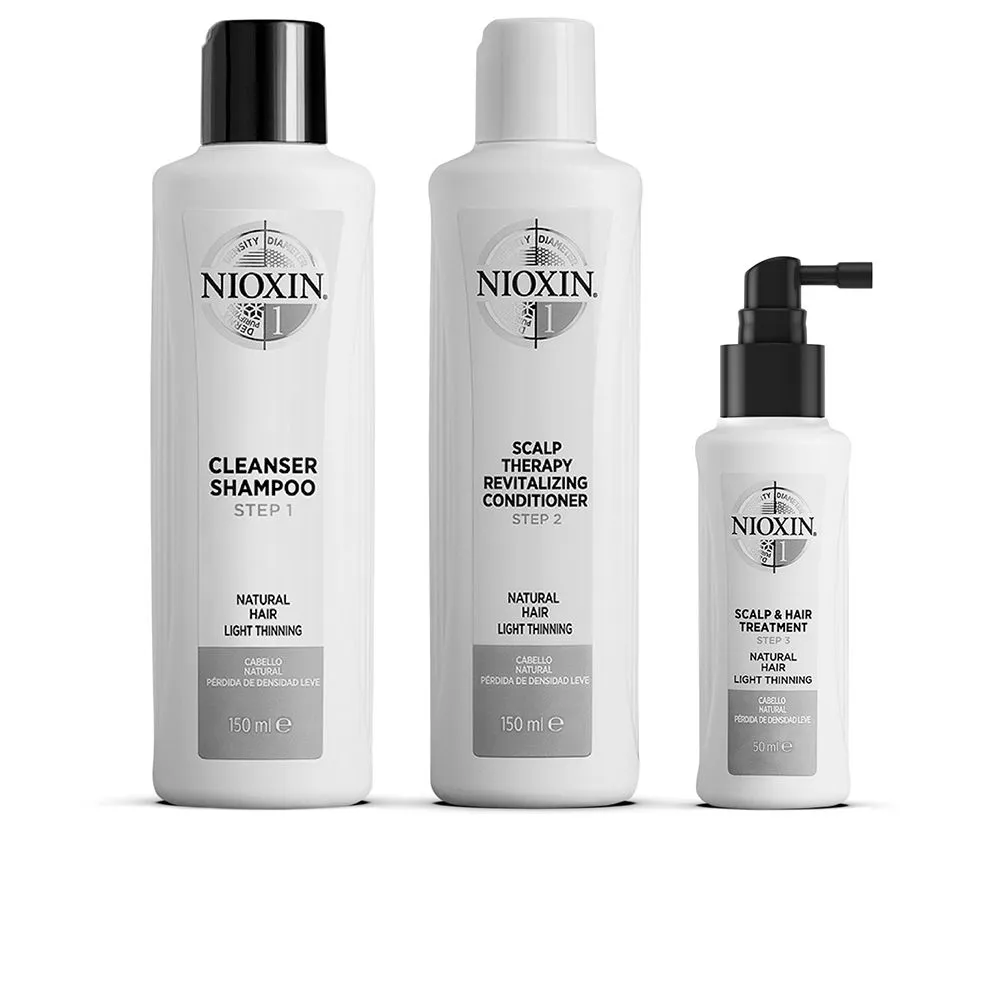 SISTEMA 1 – Kit - Tratamiento para Cabello Natural con Debilitamiento Leve 3 pz