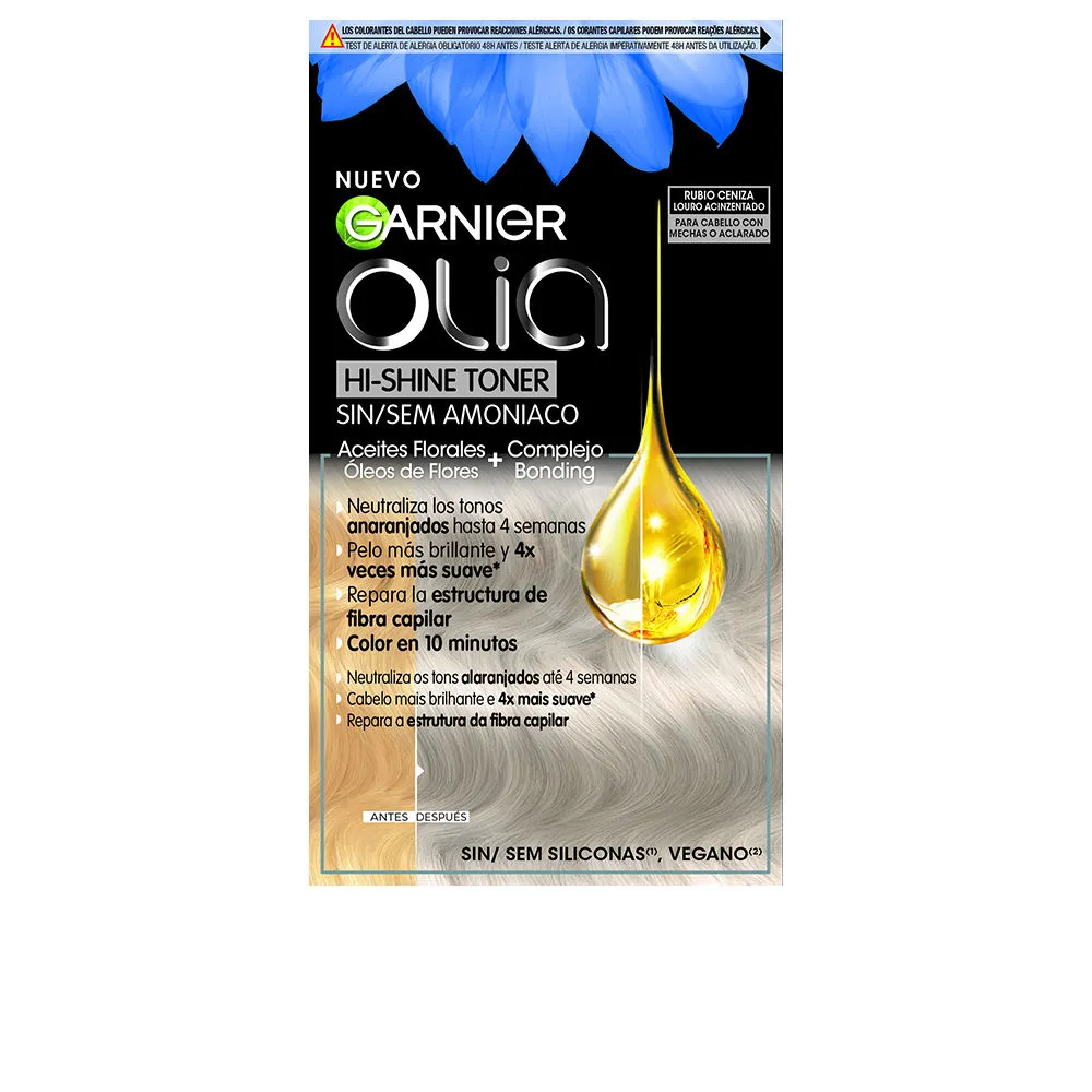 OLIA HI SHINE TONER полуперманентная краска нейтрализатор тонов #9.1 пепельный блонд 