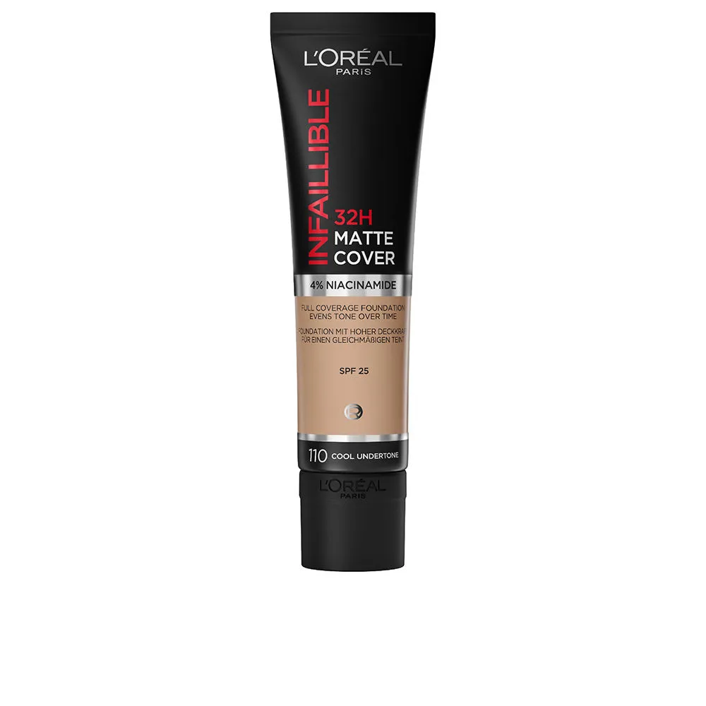 INFAILLIBLE 32H matte cover foundation #110 rose vanilla 