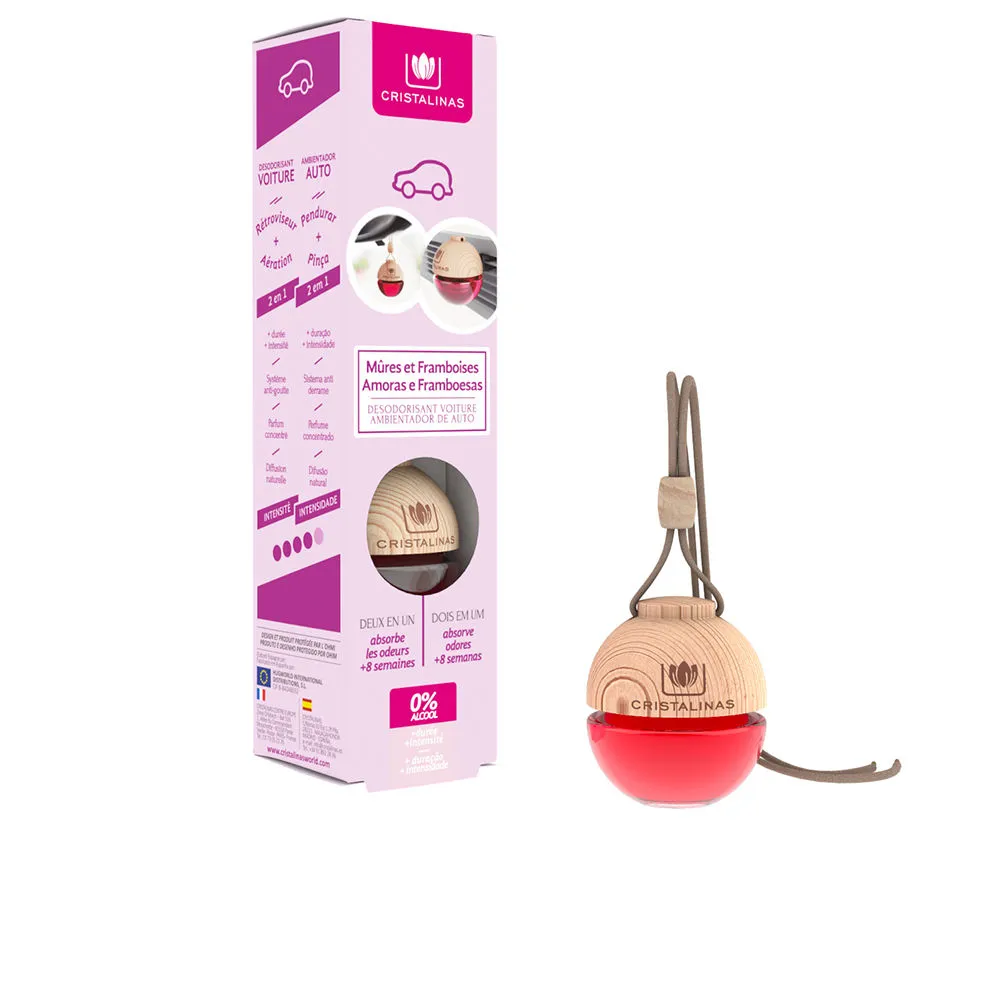COCHE ambientador 0% #moras y frambuesas 6 gr