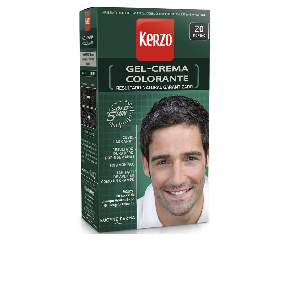 TINTE PARA HOMBRE gel-crema #20 moreno 100 gr