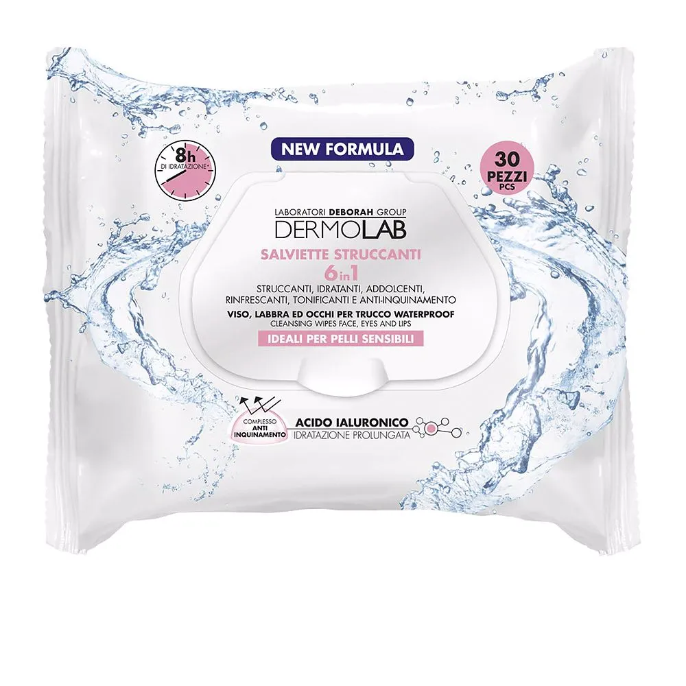 DERMOLAB toallitas antipolución 30 pz