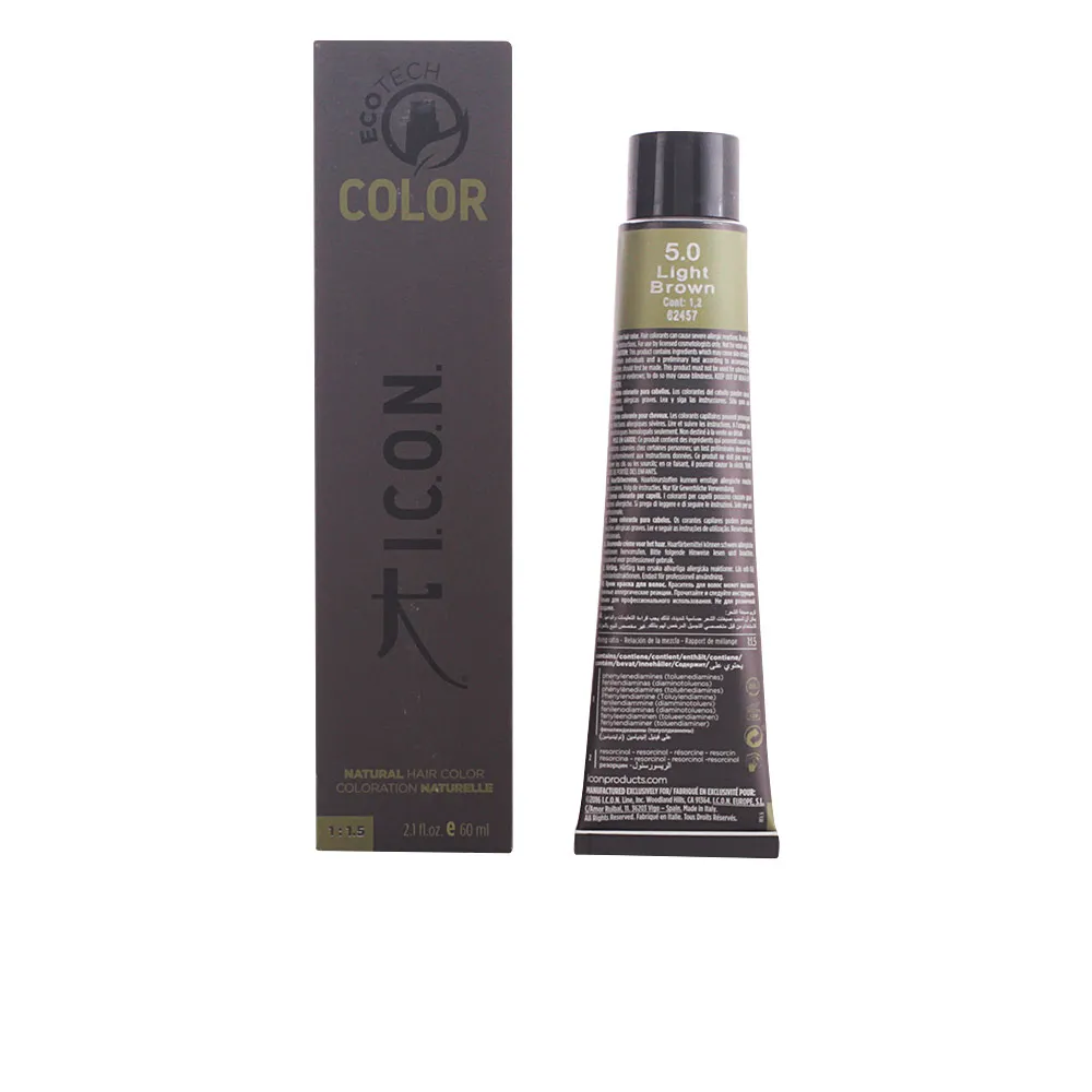 ECOTECH COLOR краска для волос #5.0 light brown