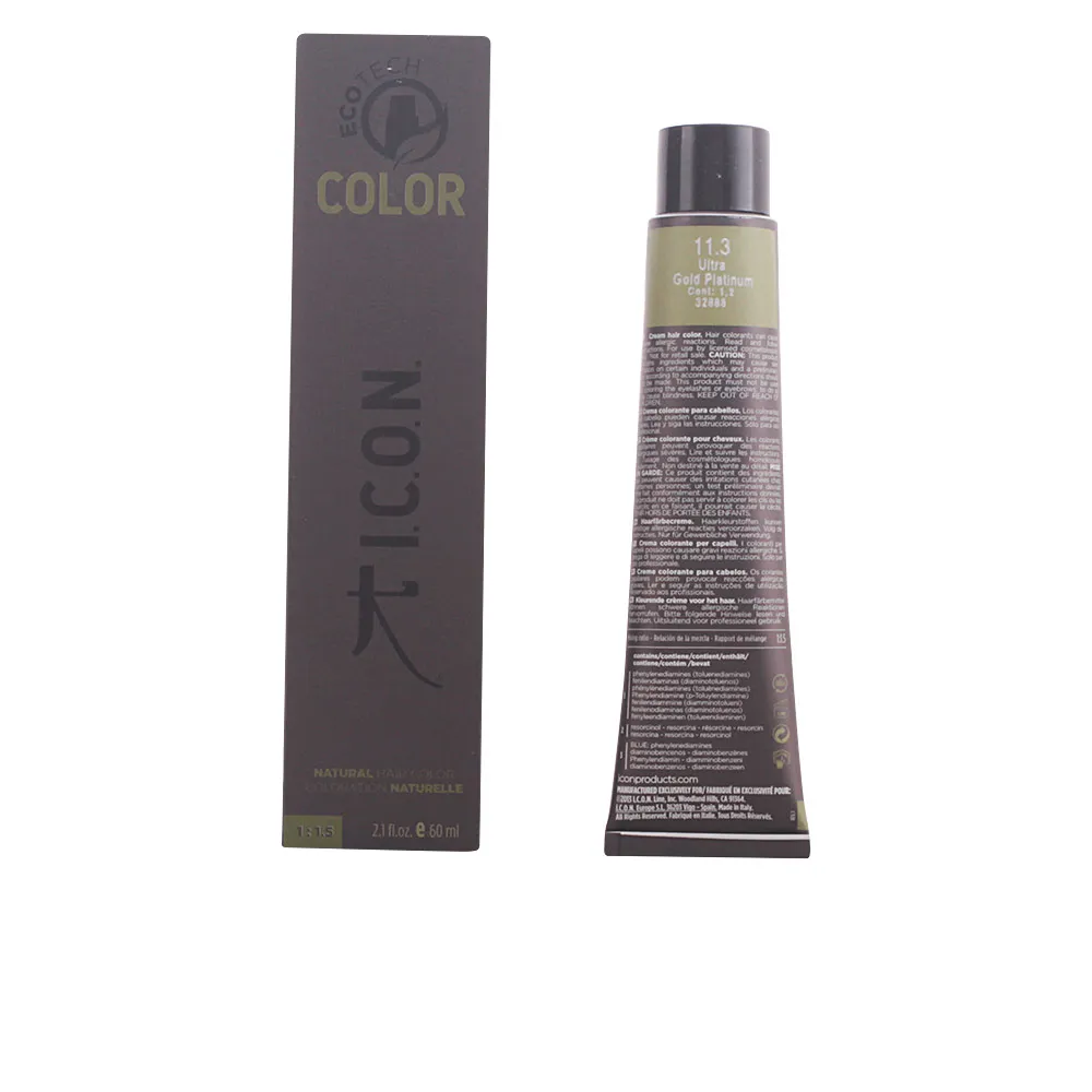 ECOTECH COLOR краска для волос #11.3 ultra gold platinum