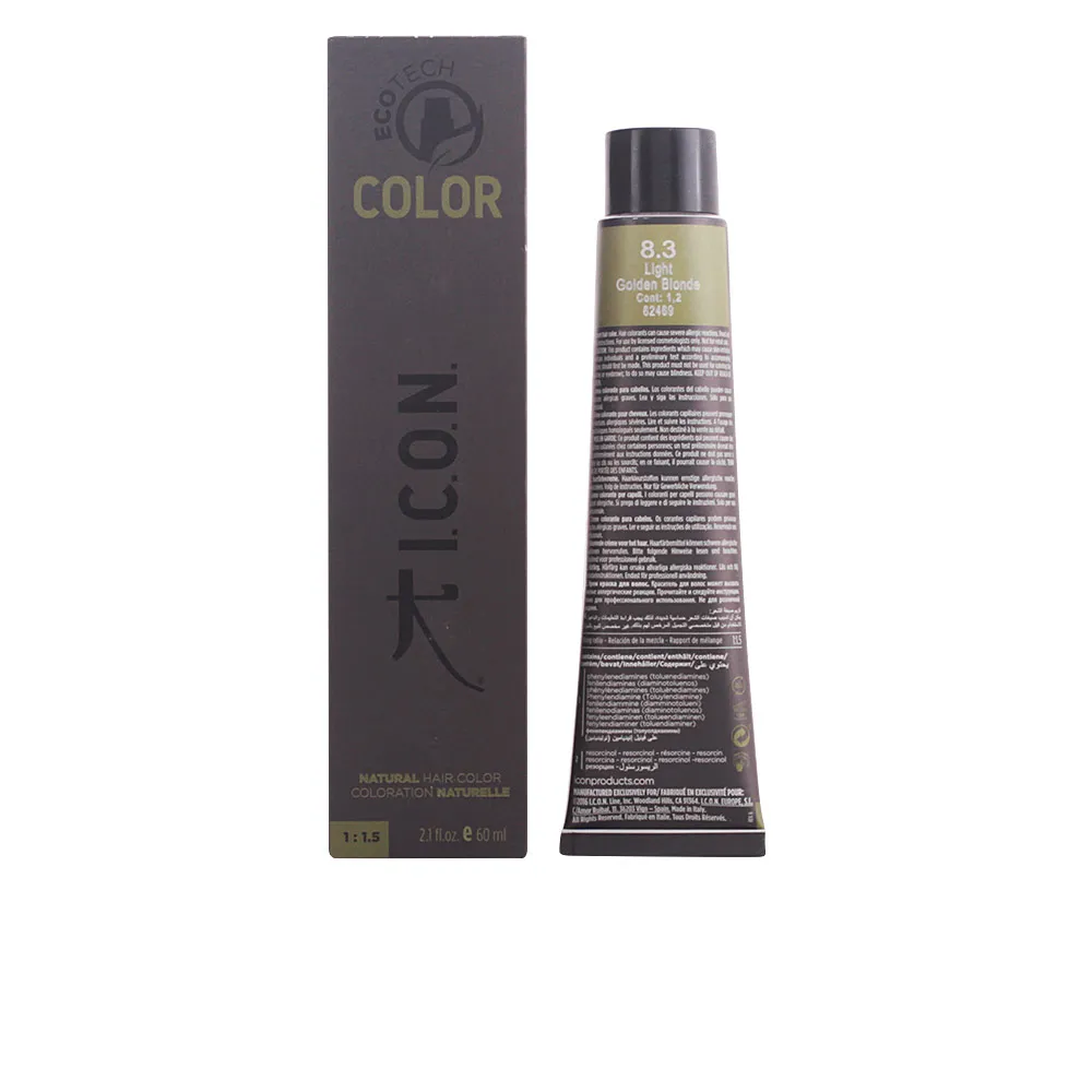 ECOTECH COLOR краска для волос #8.3 light golden blonde