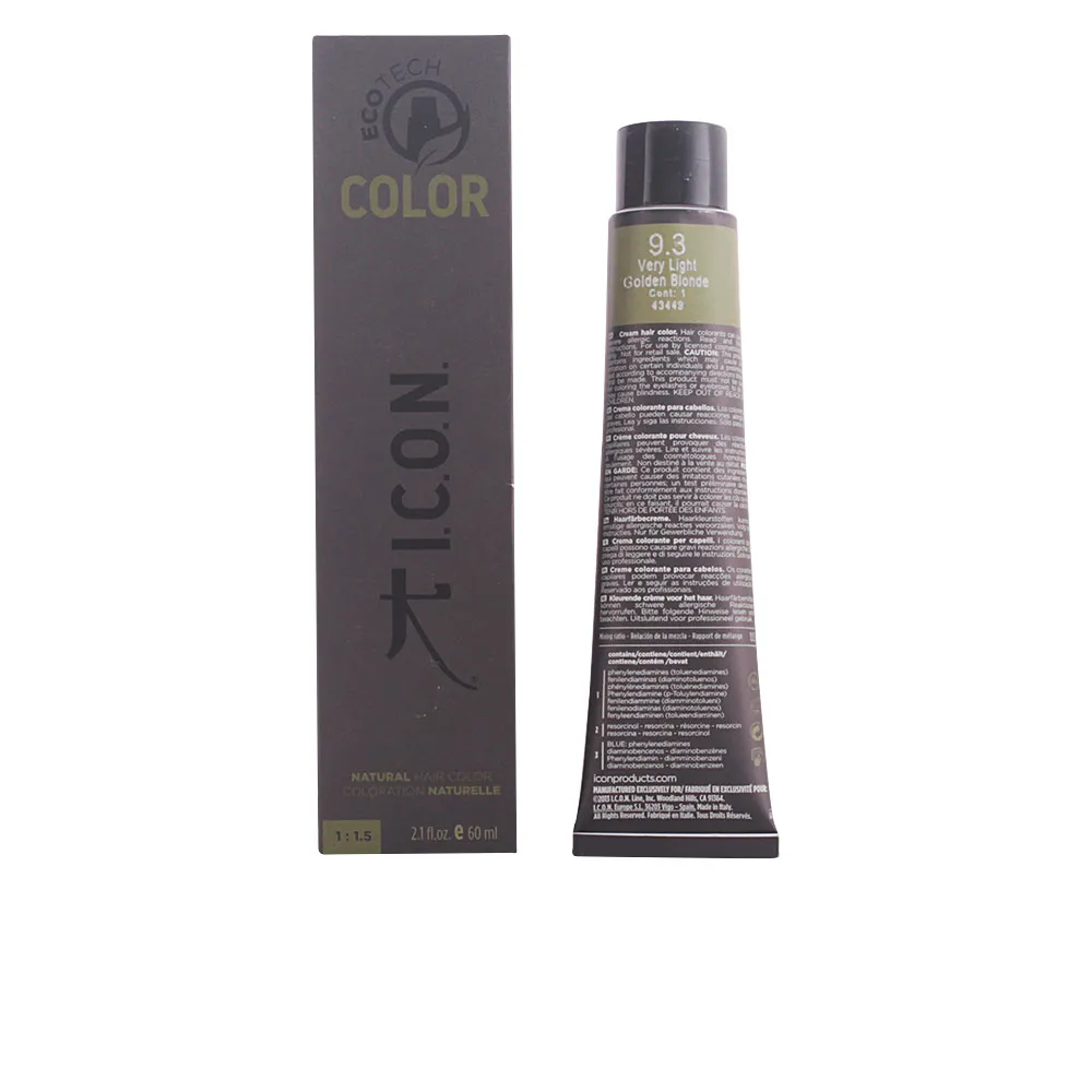 ECOTECH COLOR краска для волос #9.3 very light golden blonde