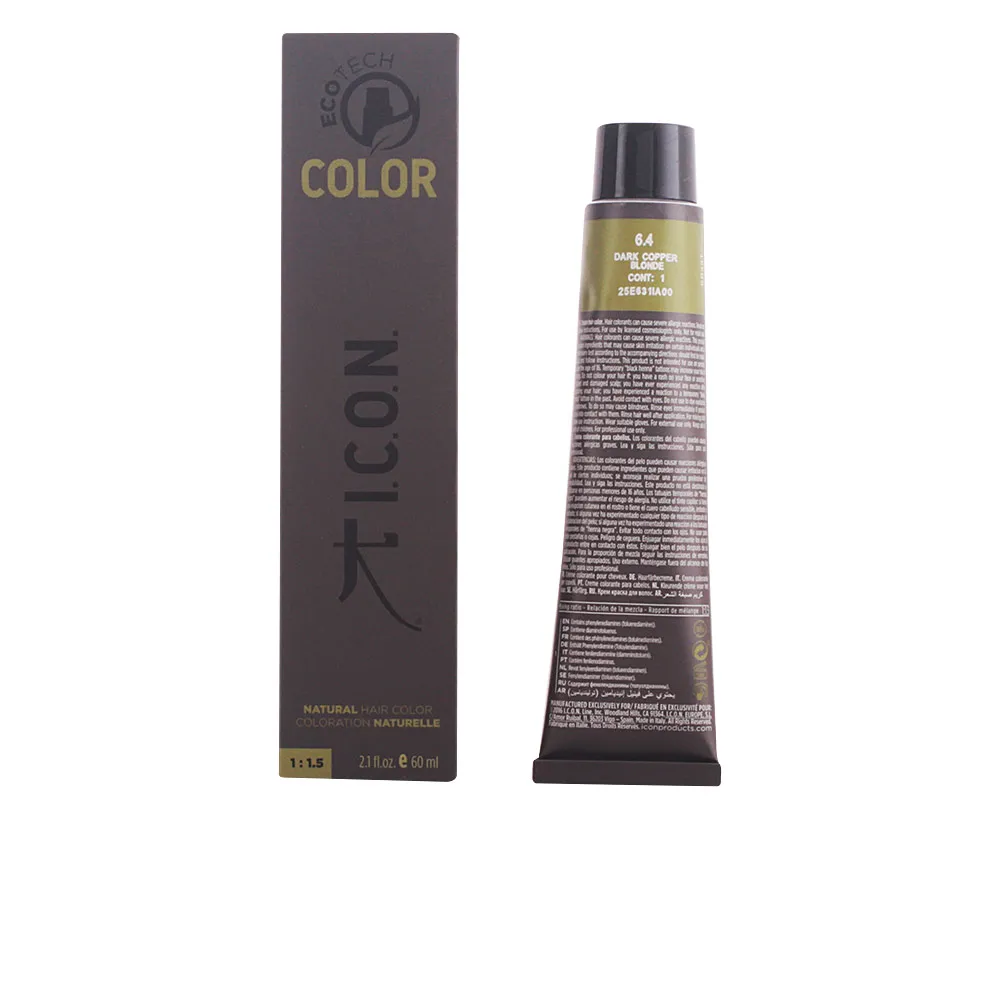 ECOTECH COLOR краска для волос #6.4 dark copper blonde