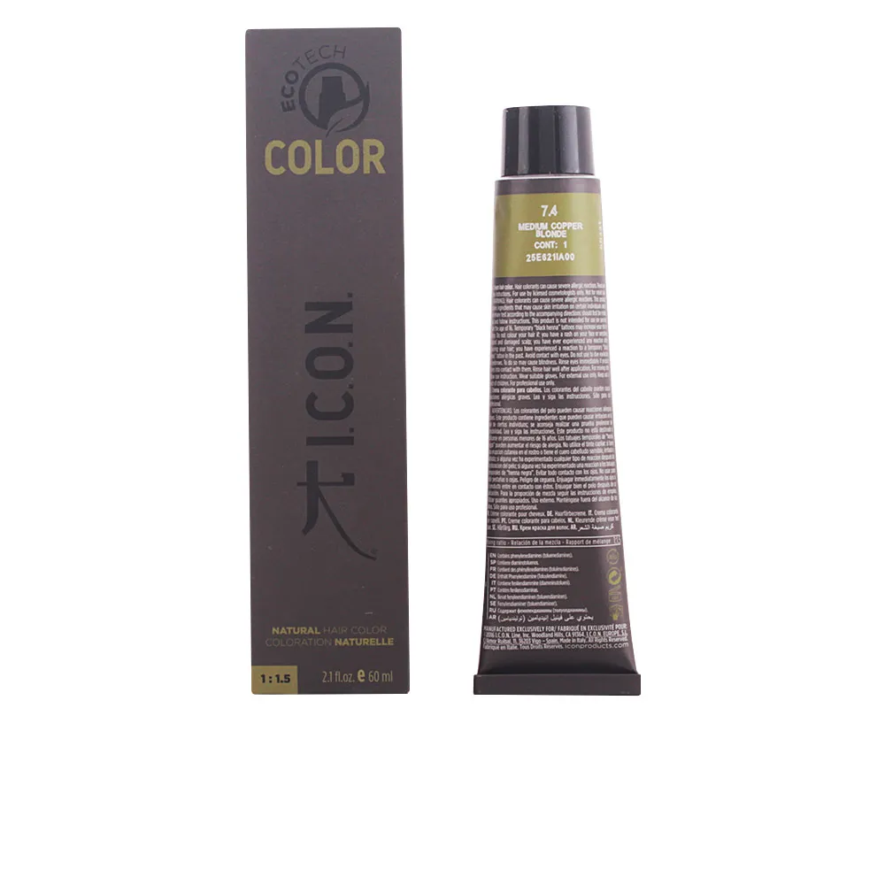 ECOTECH COLOR краска для волос #7.4 medium copper blonde