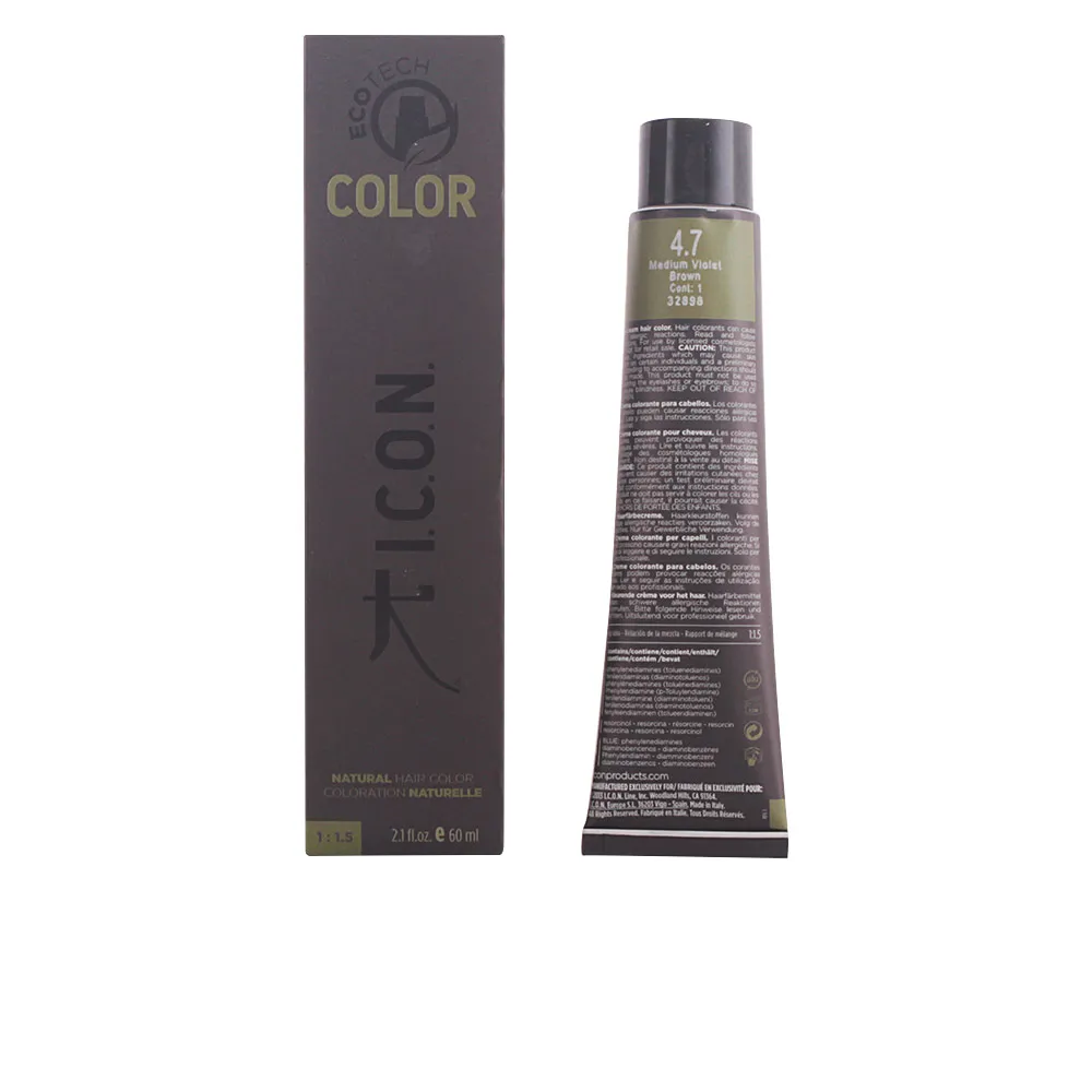 ECOTECH COLOR краска для волос #4.7 medium violet brown