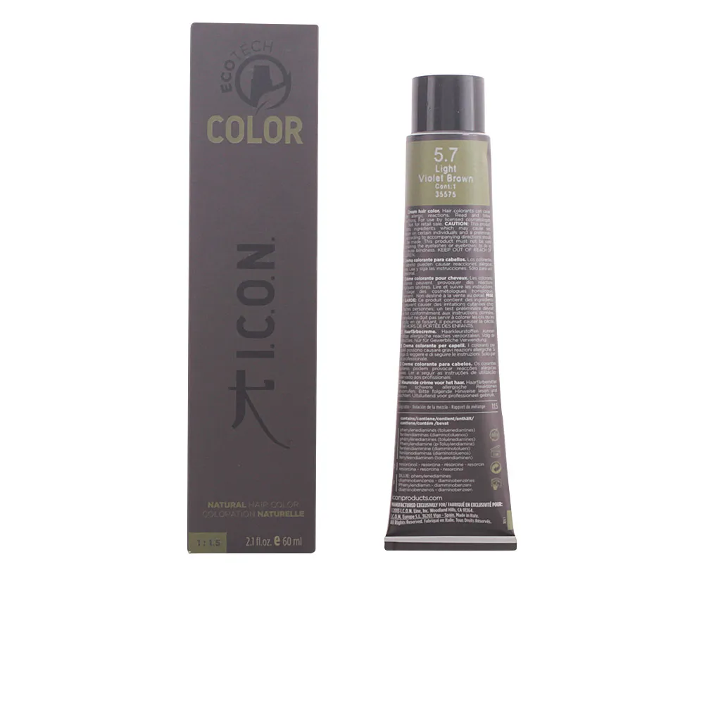 ECOTECH COLOR краска для волос #5.7 light violet brown