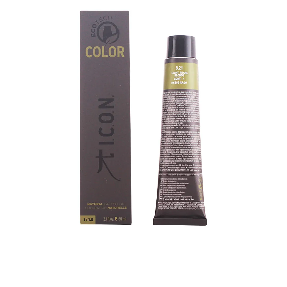 ECOTECH COLOR краска для волос #8.21 light pearl blonde