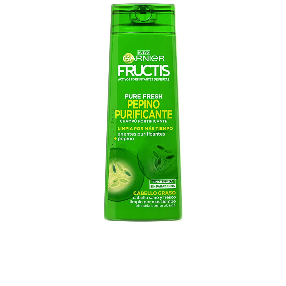 FRUCTIS PURE FRESH шампунь с огурцом для очищения 