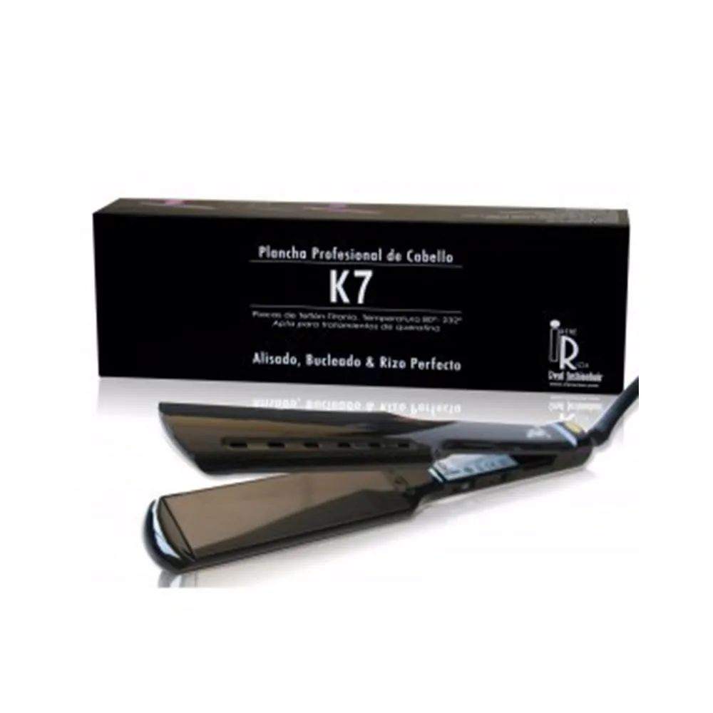 K7 plancha para el cabello #negra 1 u