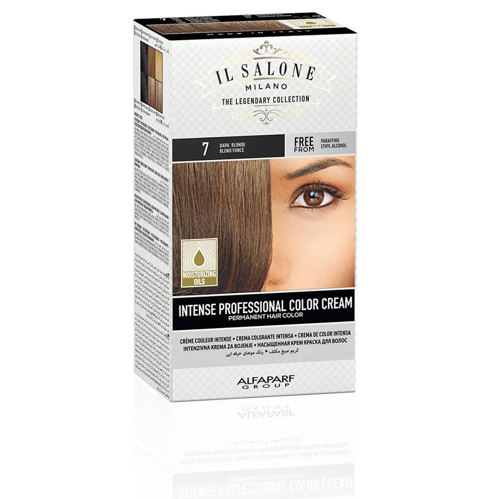 INTENSE PROFESSIONAL COLOR CREAM permanent hair color #7 1 u