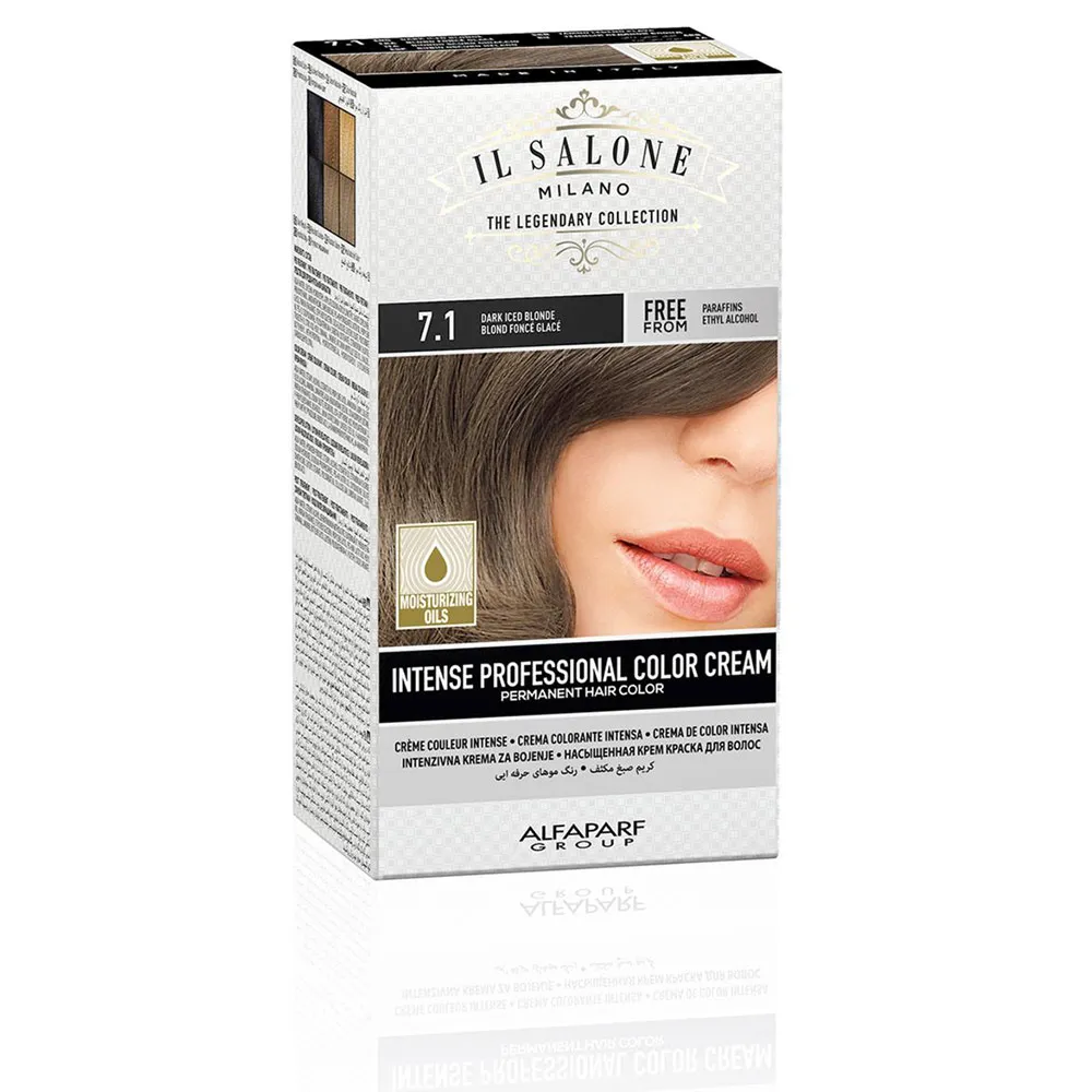 INTENSE PROFESSIONAL COLOR CREAM permanent hair color #7.1 1 u