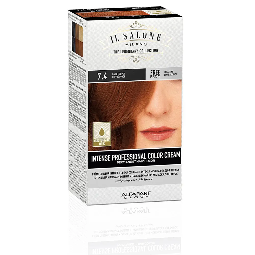INTENSE PROFESSIONAL COLOR CREAM permanent hair color #7.4 1 u