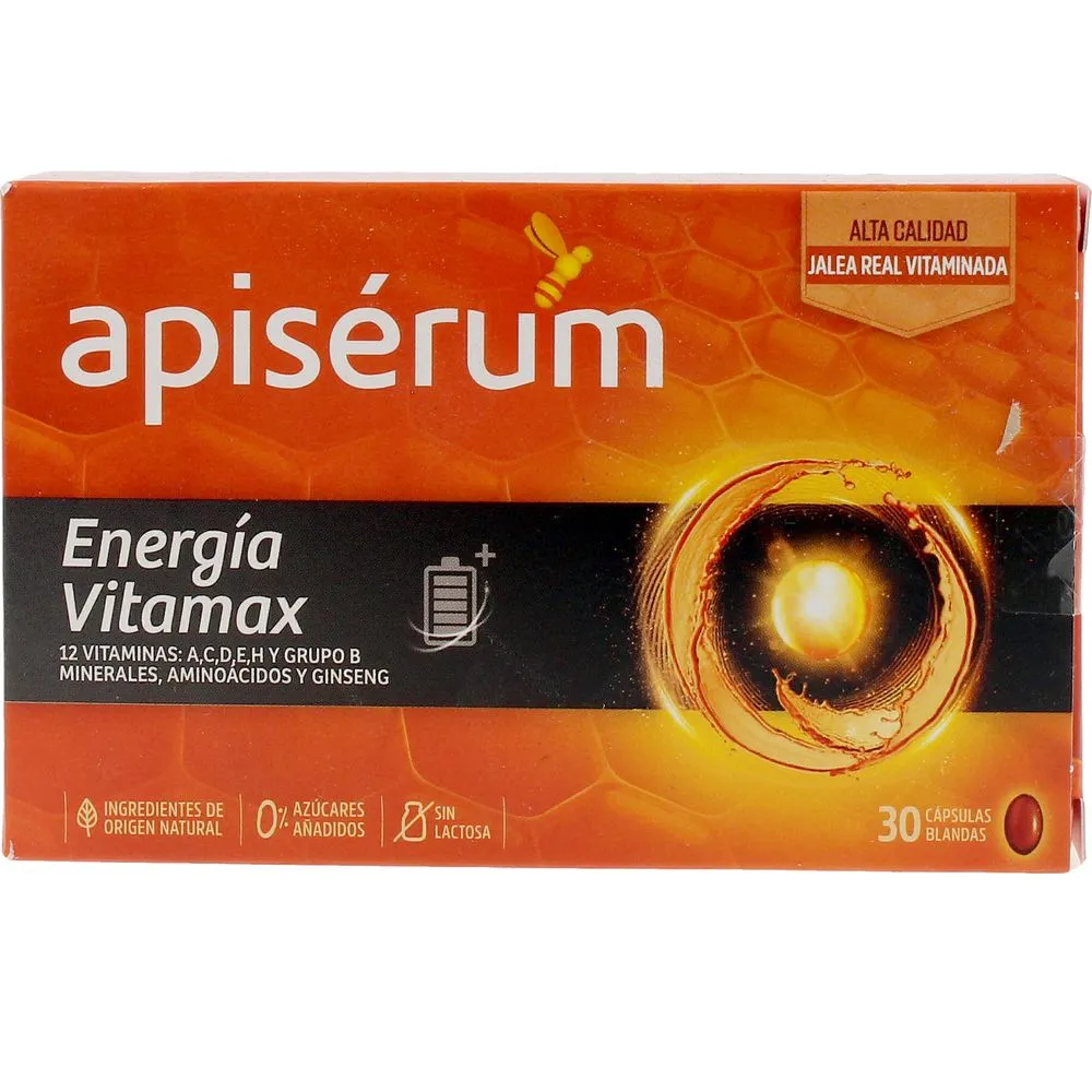 APISÉRUM ENERGÍA VITAMAX 30 cápsulas