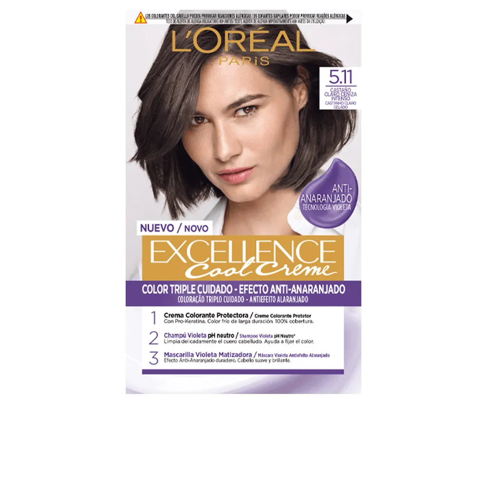 EXCELLENCE COOL краска для волос #5.11 Intense Light Ash Brown 