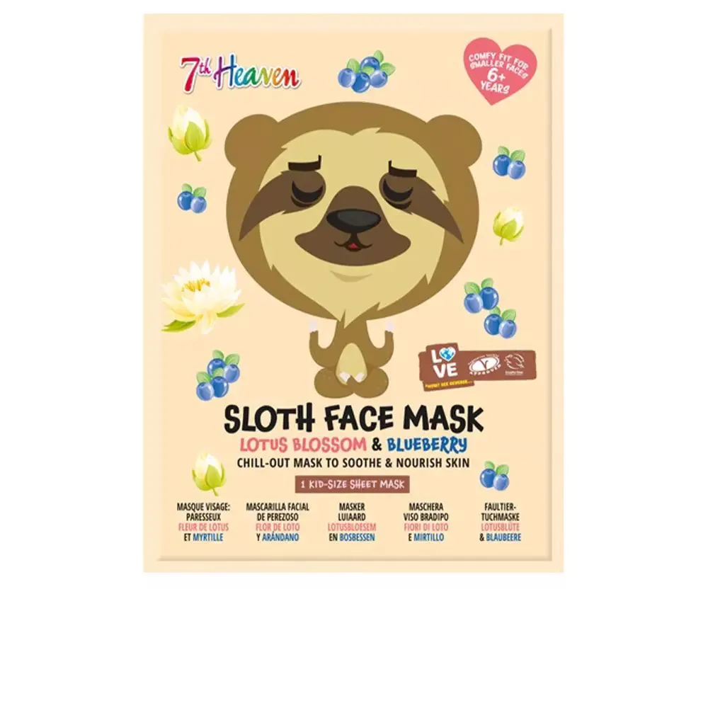 ANIMAL SLOTH face mask 1 u