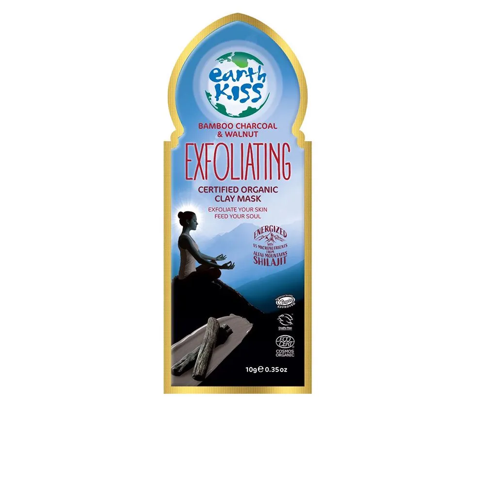 EXFOLIATING certified organic clay mask 10 ml