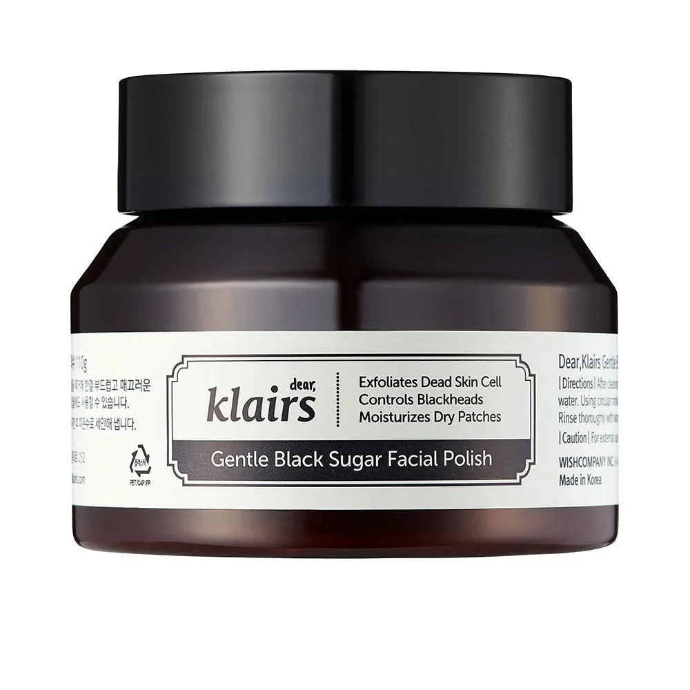 GENTLE BLACK sugar facial polish 110 gr