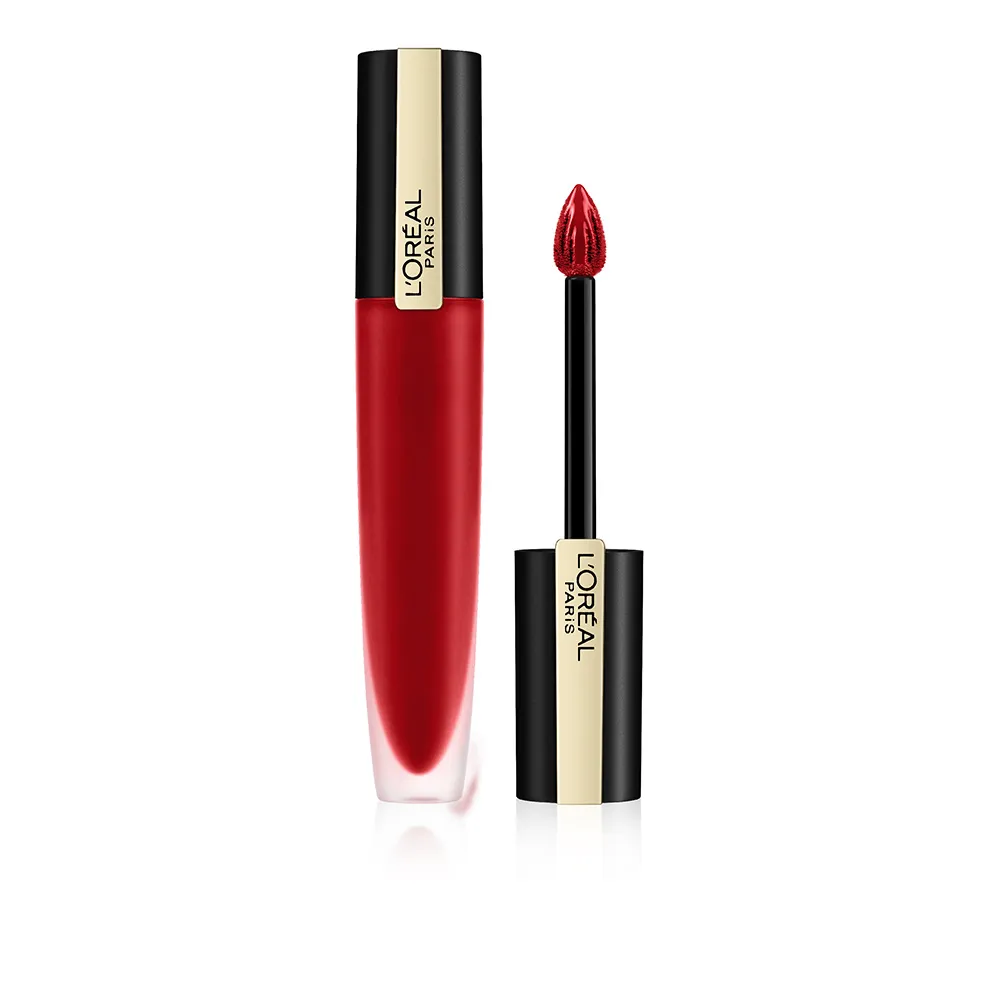ROUGE SIGNATURE liquid lipstick #136 inspired