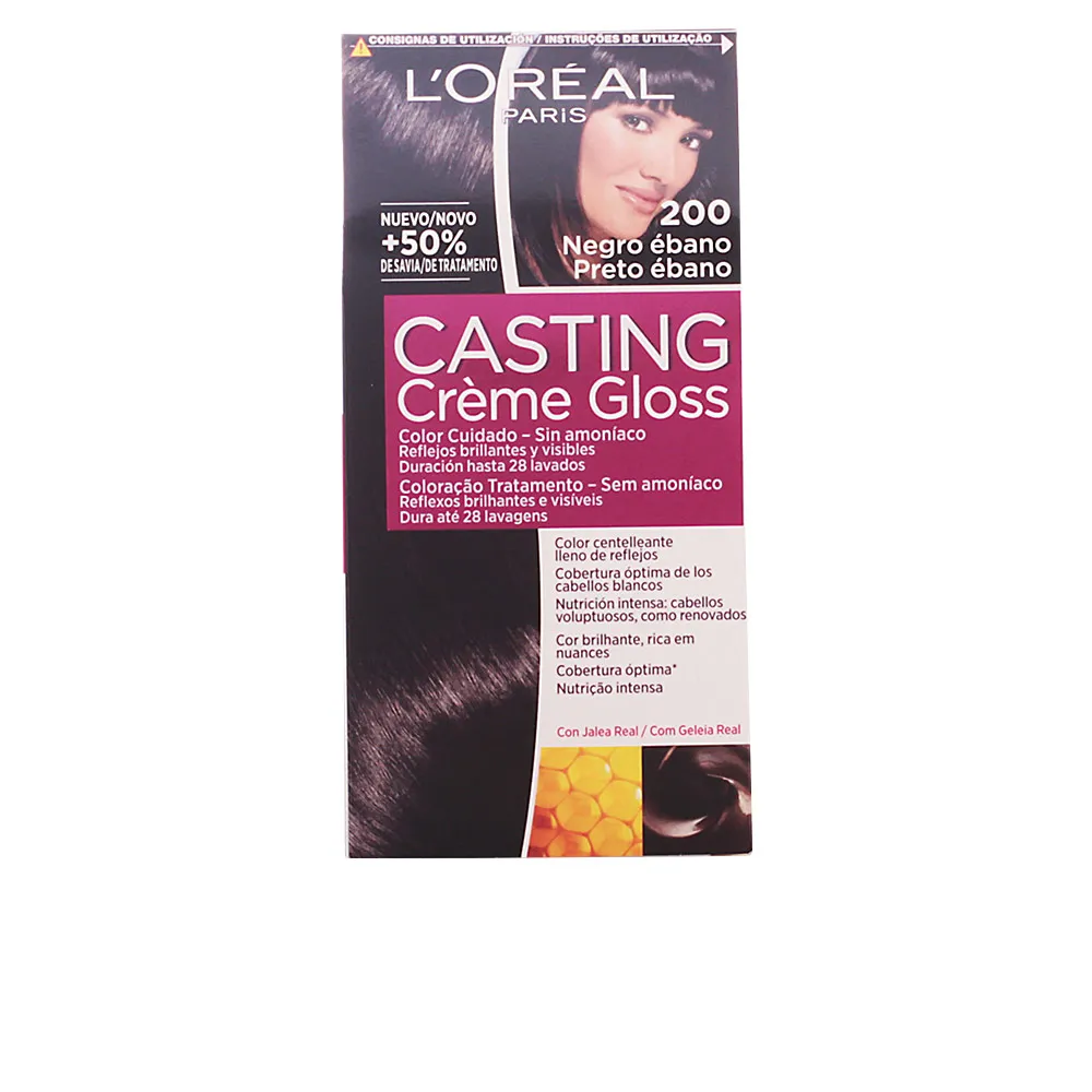 Краска для волос Casting creme gloss #200 Ebony Black