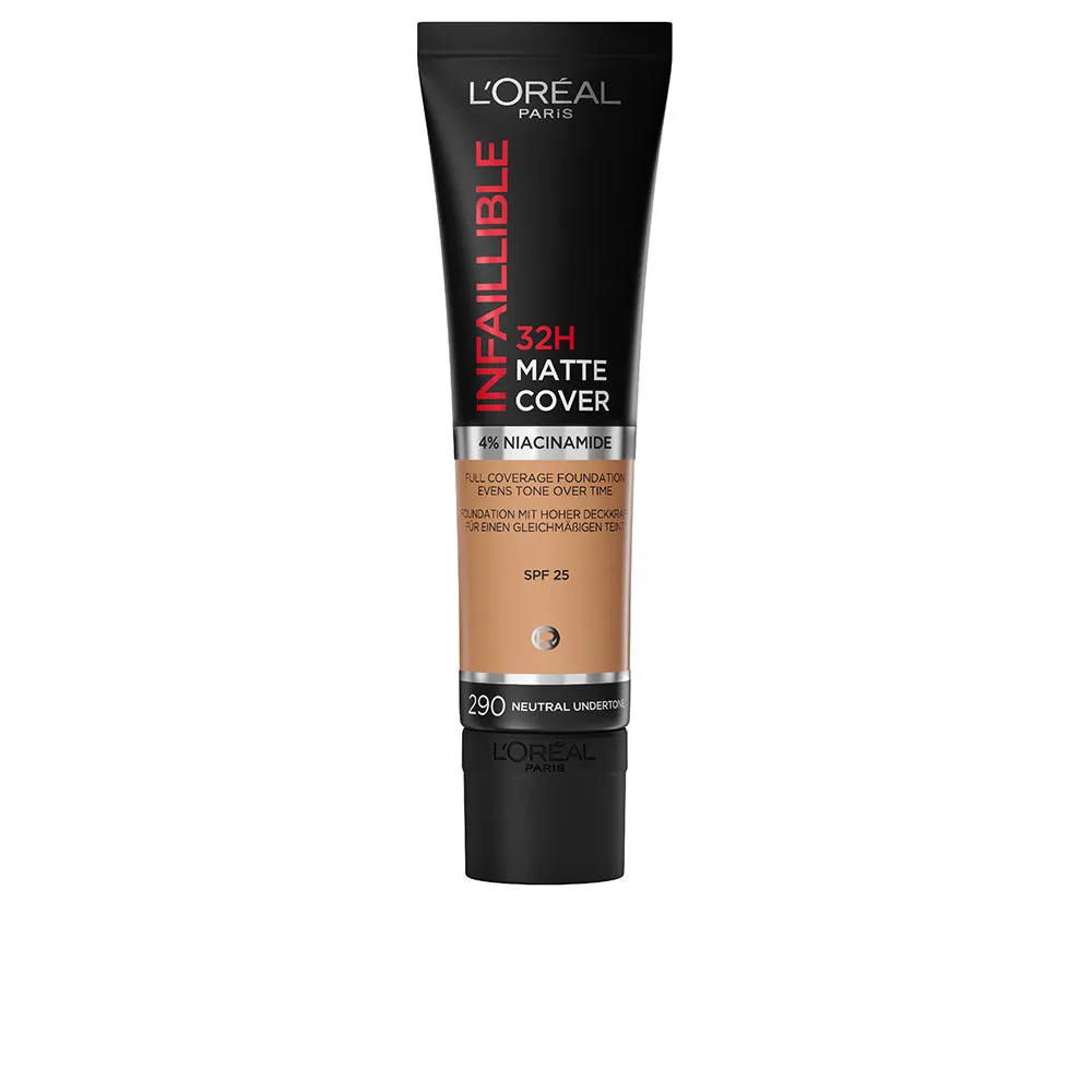 INFAILLIBLE 32H matte cover foundation #290 golden amber 