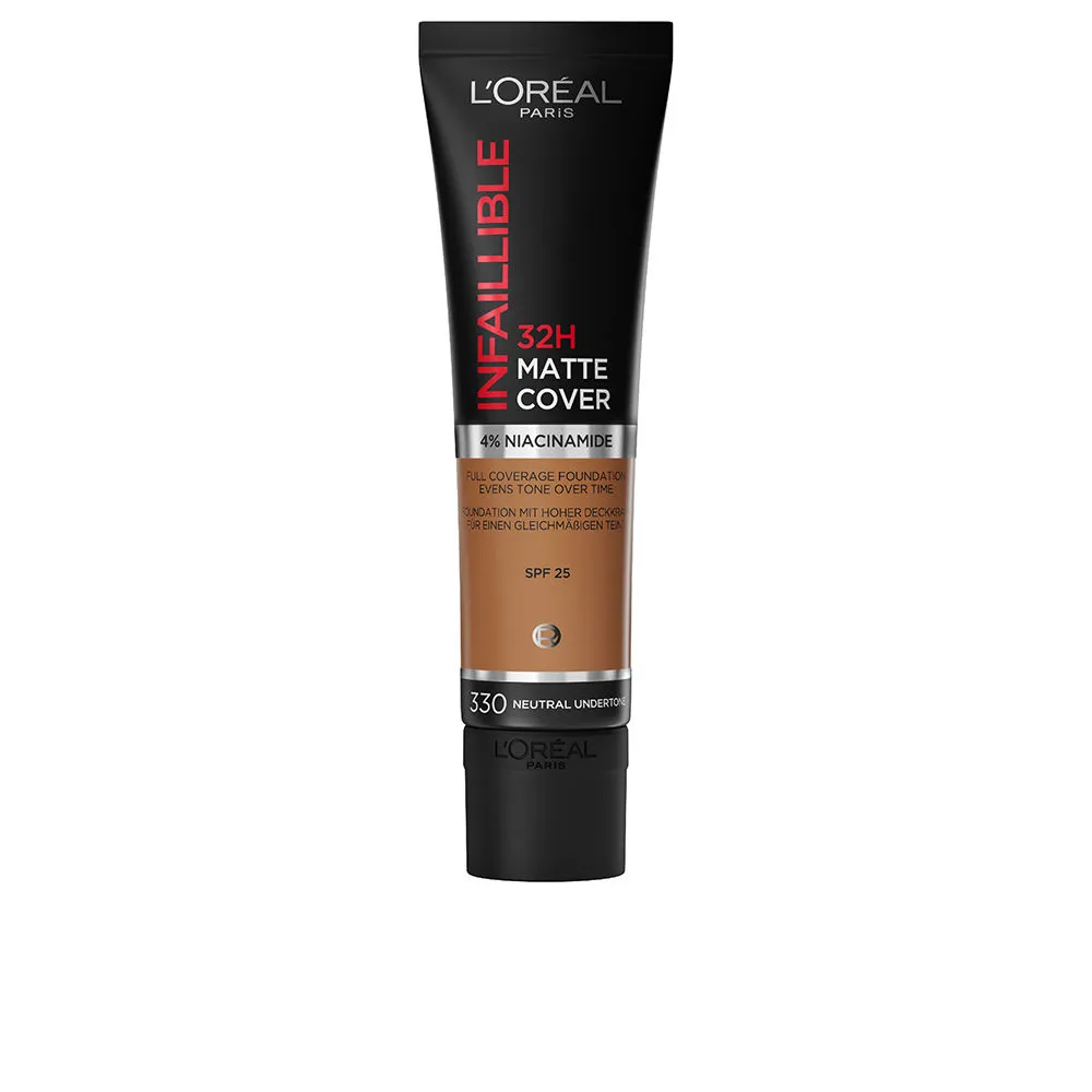 INFAILLIBLE 32H matte cover foundation #330 hazelnut 