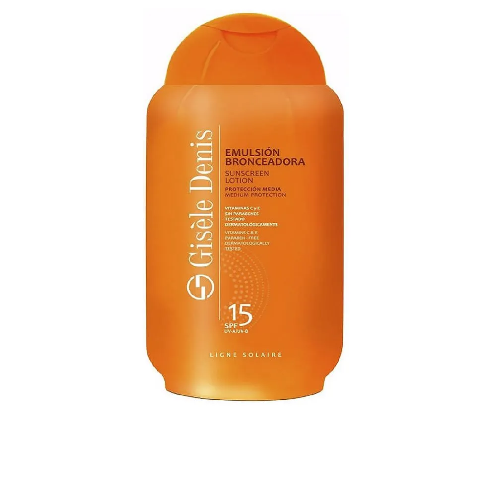 EMULSIÓN BRONCEADORA sunscreen lotion SPF15 200 ml