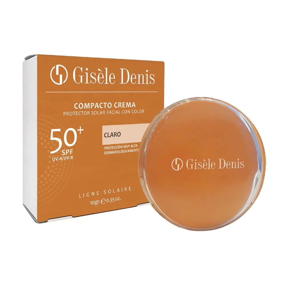 COMPACTO CREMA protector solar facial #claro-medio SPF50+ 10 gr