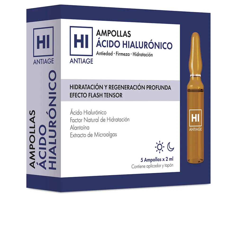 HI ANTI-AGE ampollas ácido hialurónico triple efecto flash 5 x 2 ml