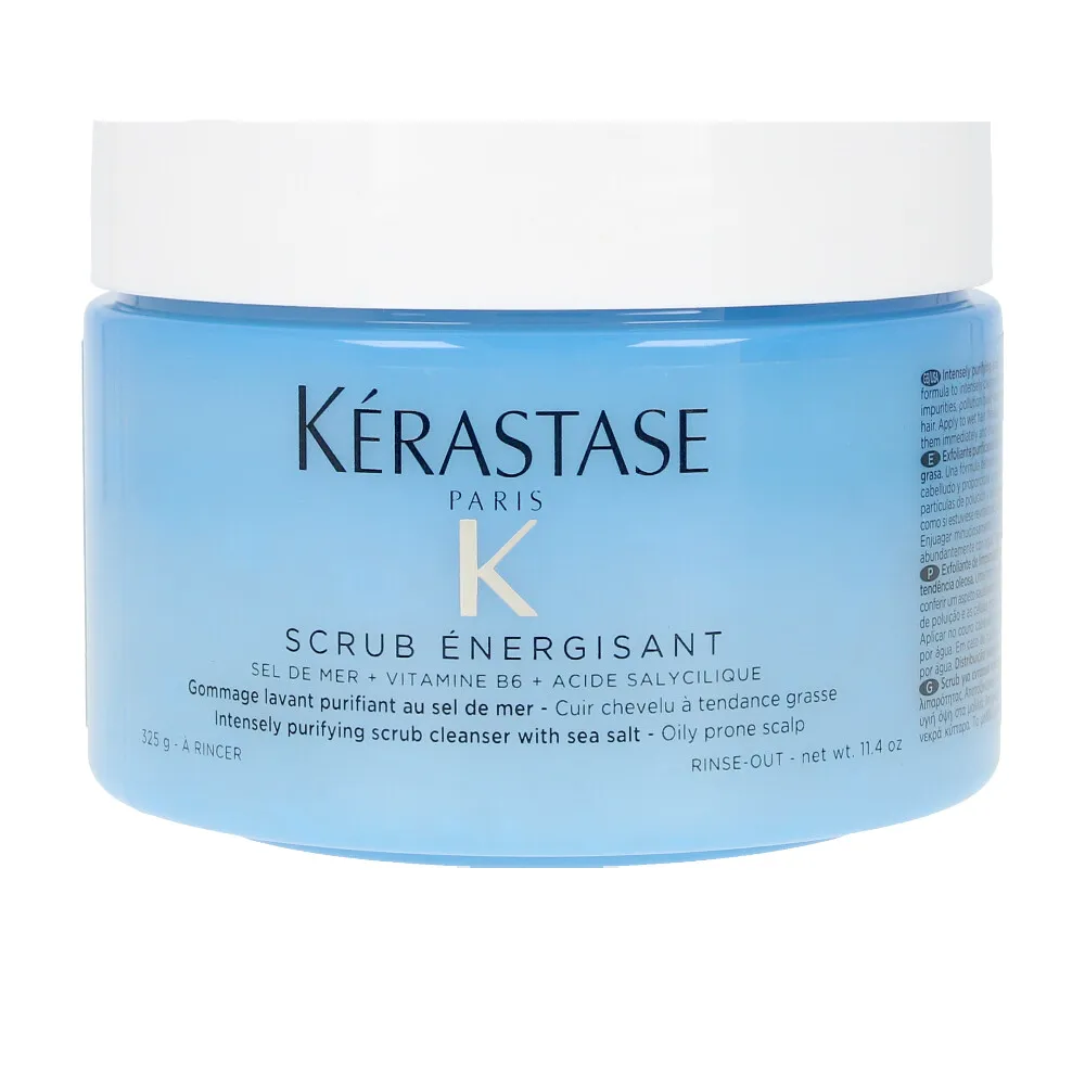 FUSIO-SCRUB ENERGISANT OILY SCALP скраб с морской солью для кожи головы, склонной к жирности