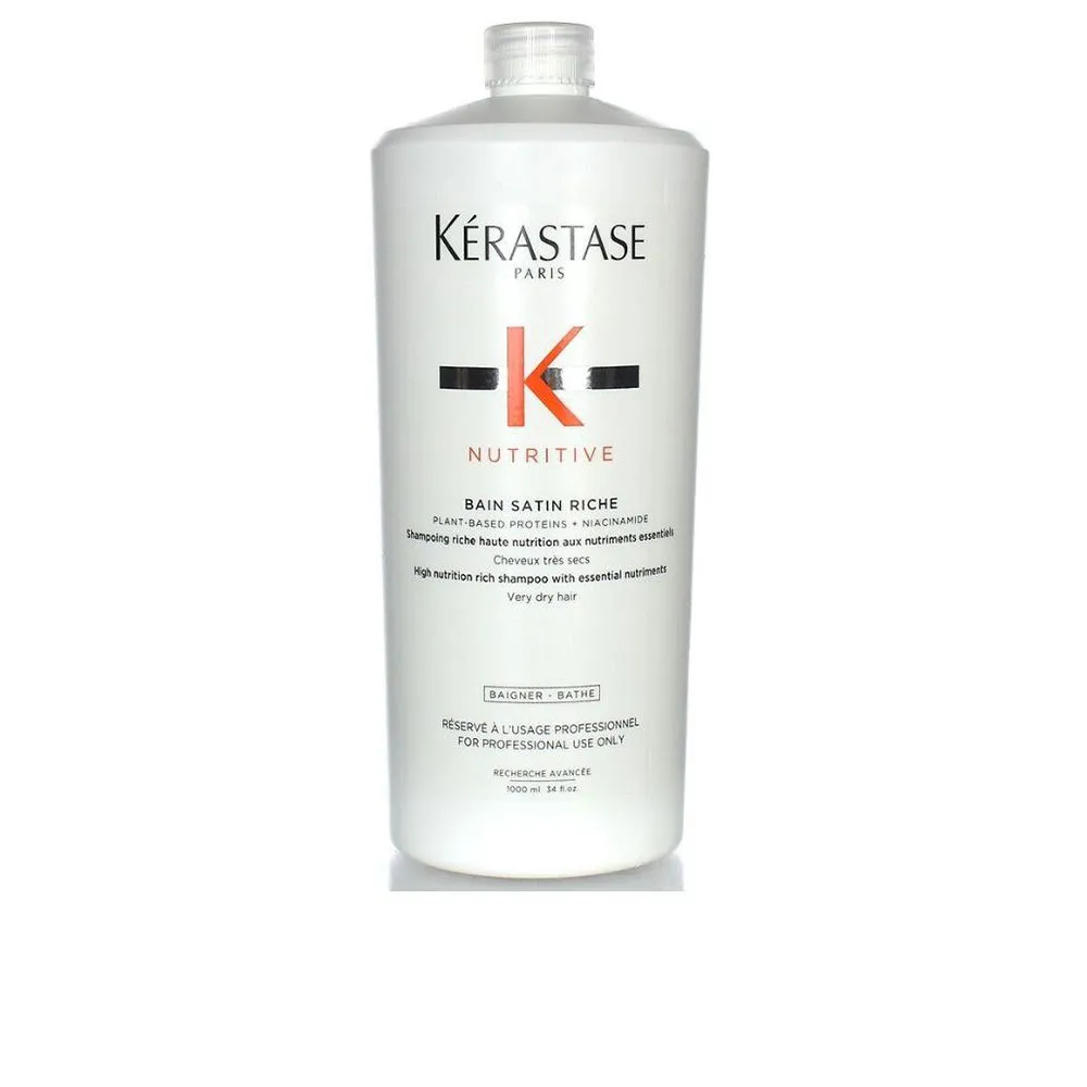 Nutritive Bain Satin Riche питательный шампунь для средних, густых, очень сухих волос