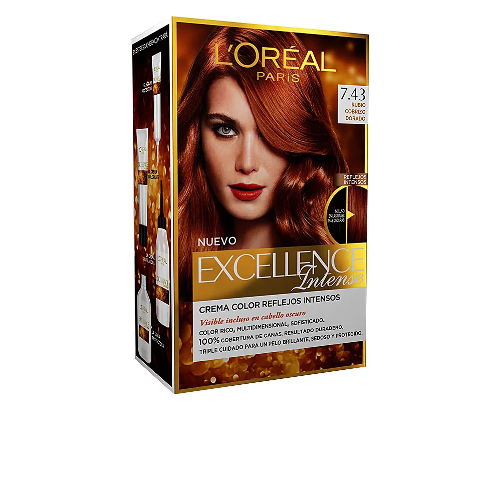 EXCELLENCE INTENSE краска для волос #7.43 Copper Golden Blonde 