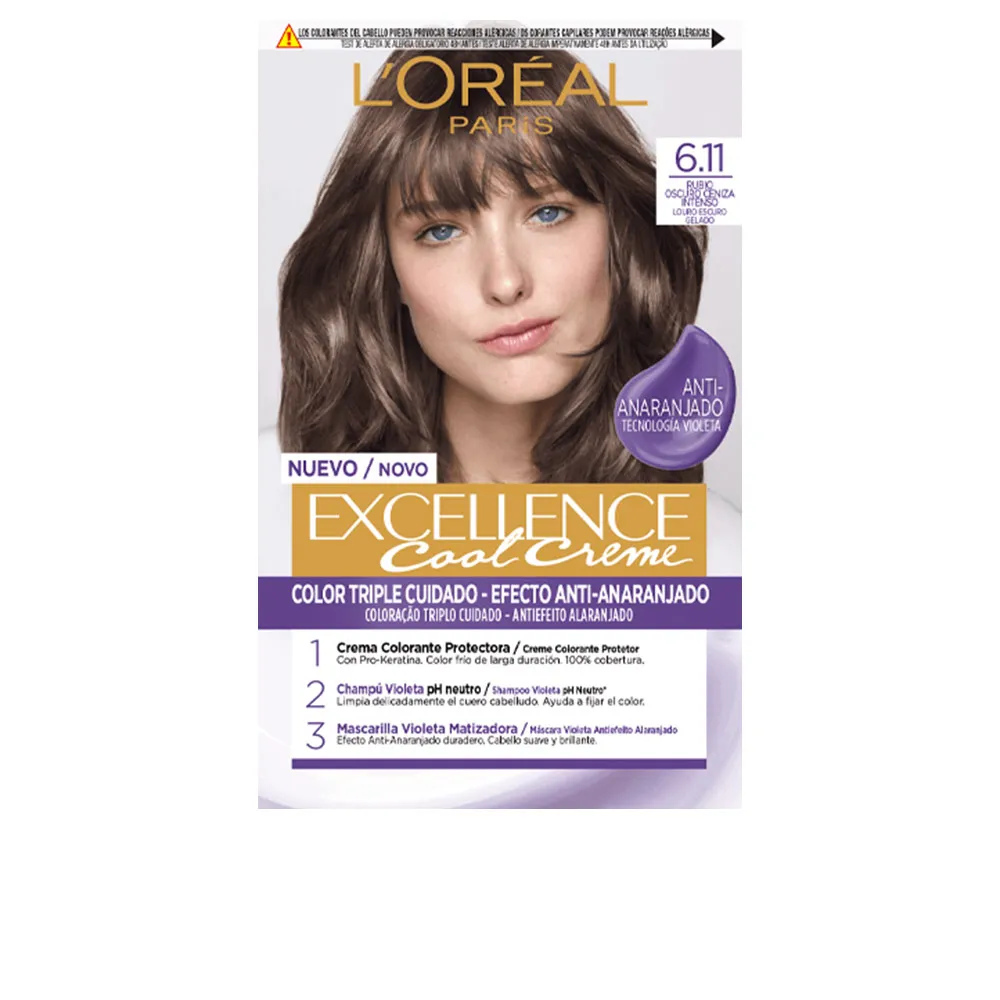 EXCELLENCE COOL краска для волос #6.11 Dark Ash Blonde 
